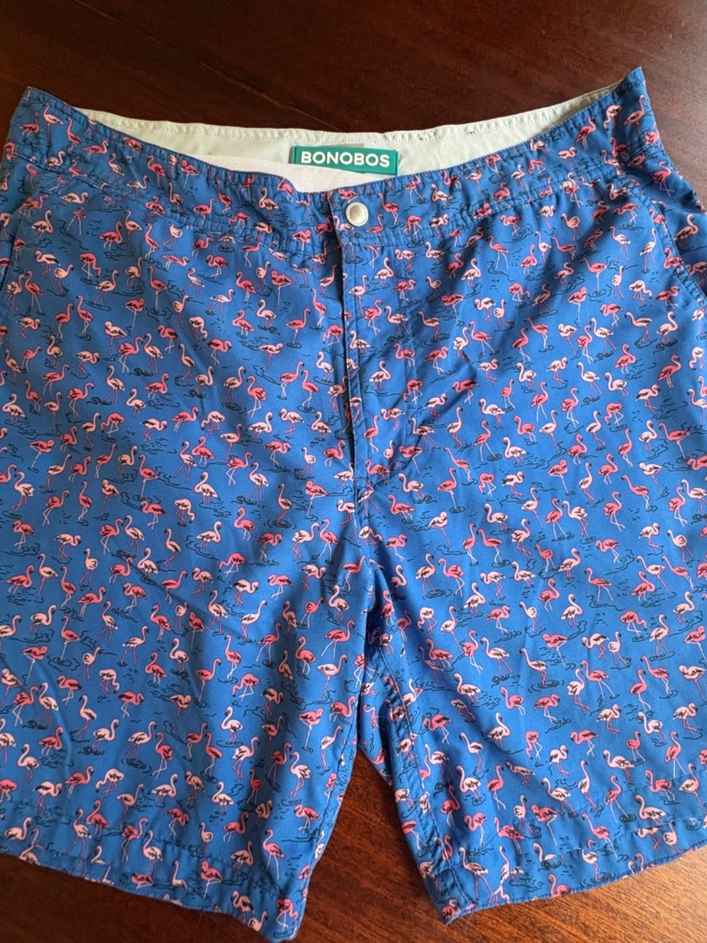 Men’s Bonobos Swim trunks Flamingo .Size Med